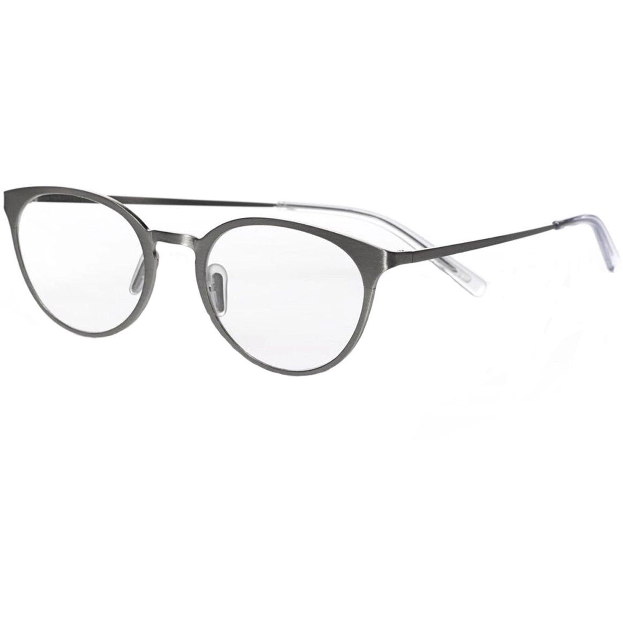 Eyebobs Unisex Reading Glasses - Silver Metal Round Frame,  3.50 | EYEBOBS 600 098