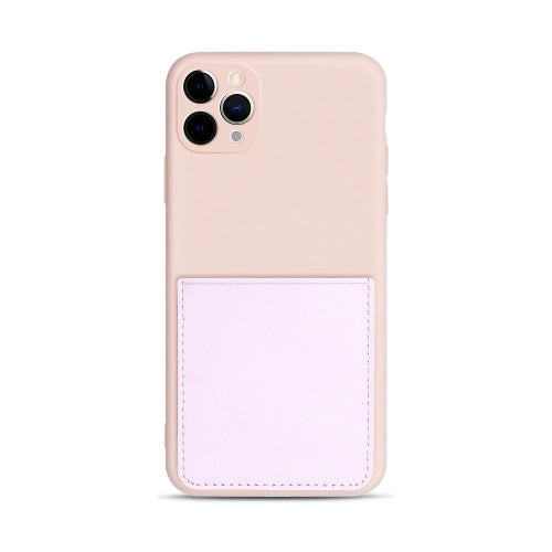 For iPhone 11 Liquid Silicone Skin Feel Shockproof Phone Case with Card Slot