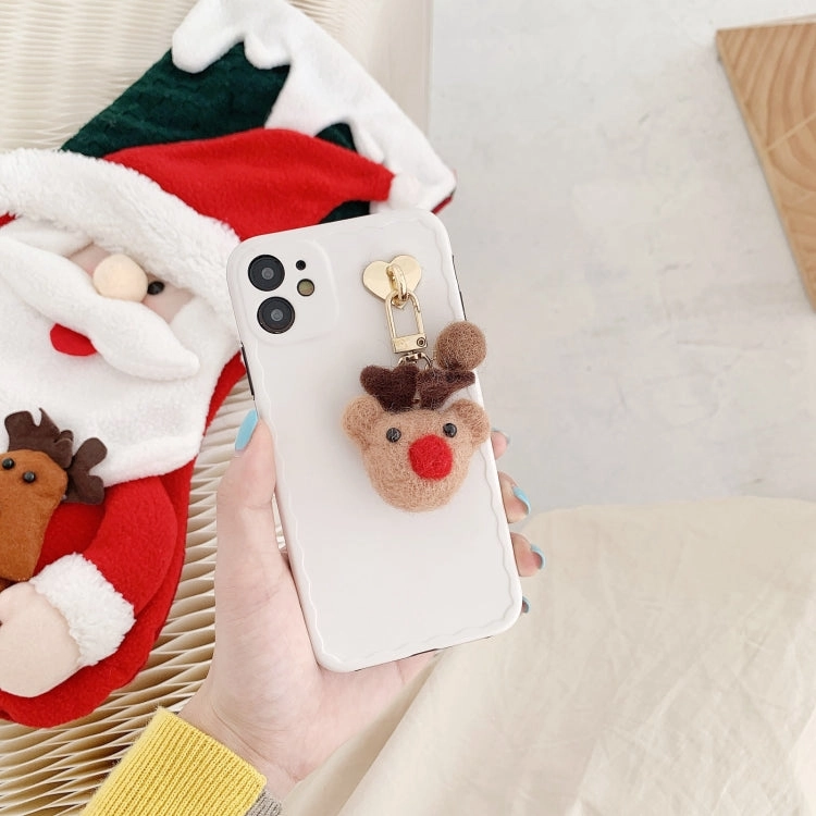 For iPhone 12 Elk Pendant Wave TPU Case