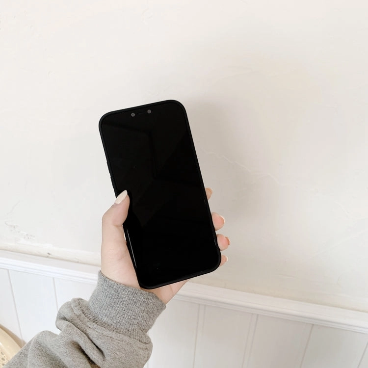 For iPhone 12 knitting Christmas Pattern Wave TPU Case