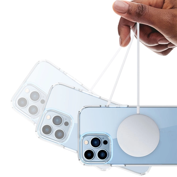 For iPhone 13 Crystal Clear Series MagSafe TPU Magnetic Phone Case