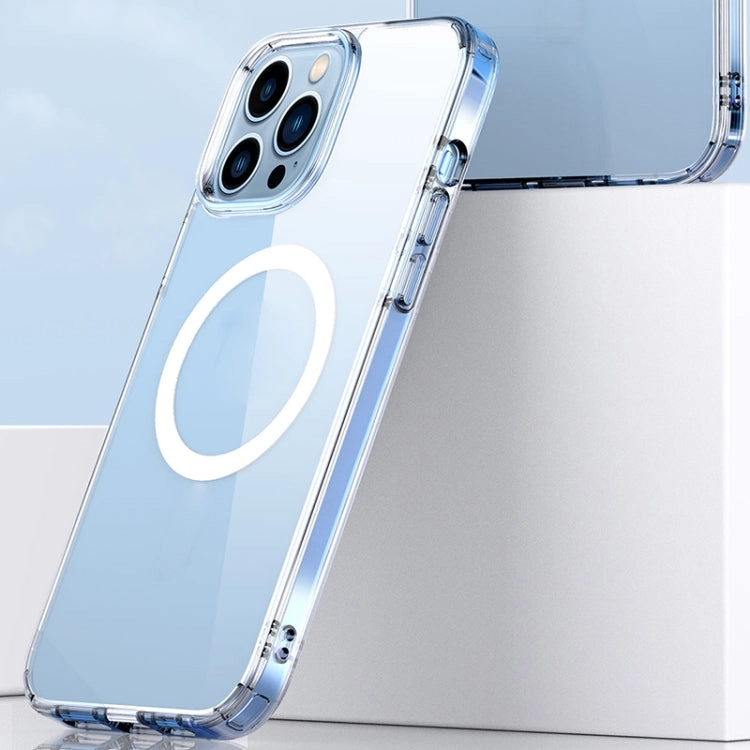 For iPhone 13 Crystal Clear Series MagSafe TPU Magnetic Phone Case