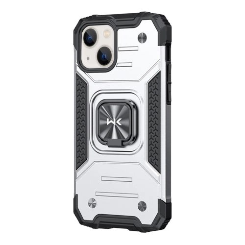 For iPhone 13 Mini Metal Phone Case with Ring Holder