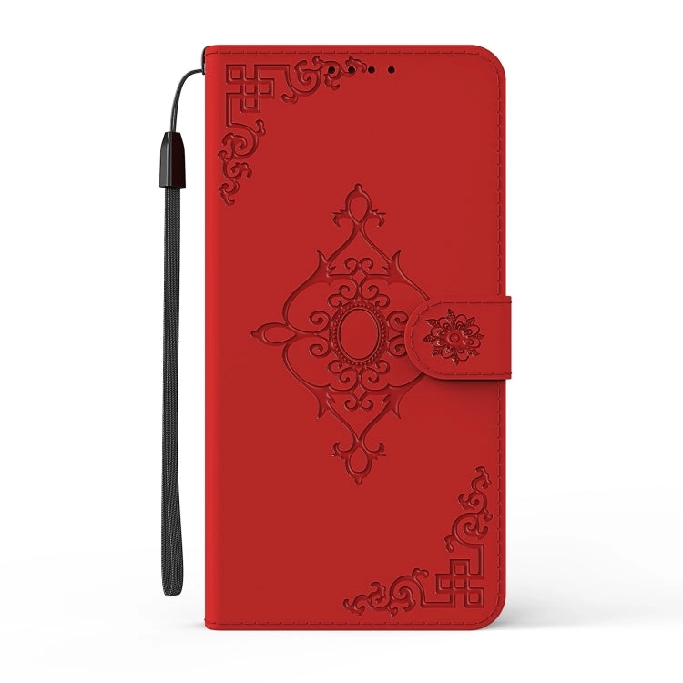 For Samsung Galaxy Note20 4G / 5G Embossed Fortune Flower Pattern Horizontal Flip Leather Case with