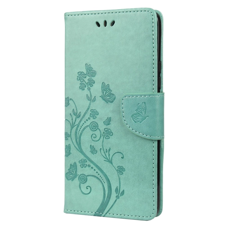 For Xiaomi Mi 11 Butterfly Flower Pattern Horizontal Flip Leather Case with Holder  Card Slots