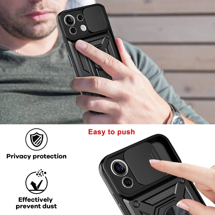 For Xiaomi Mi 11 Lite 5G/4G Sliding Camera Cover Design TPU PC Protective