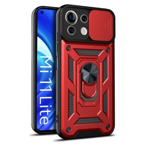 For Xiaomi Mi 11 Lite 5G/4G Sliding Camera Cover Design TPU PC Protective