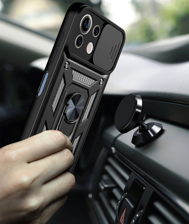 For Xiaomi Mi 11 Lite 5G/4G Sliding Camera Cover Design TPU PC Protective