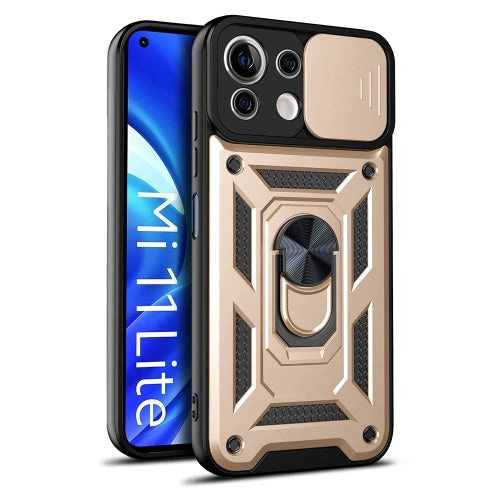 For Xiaomi Mi 11 Lite 5G/4G Sliding Camera Cover Design TPU PC Protective