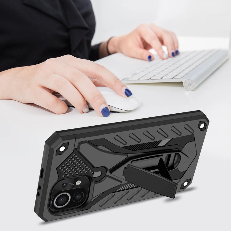 For Xiaomi Mi 11 Shockproof TPU   PC Protective Case with