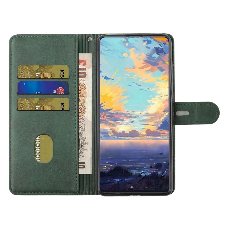 For Xiaomi Mi 11 Stitching Style 2-Color Cow Texture Horizontal Flip PU Leather Case with Holder