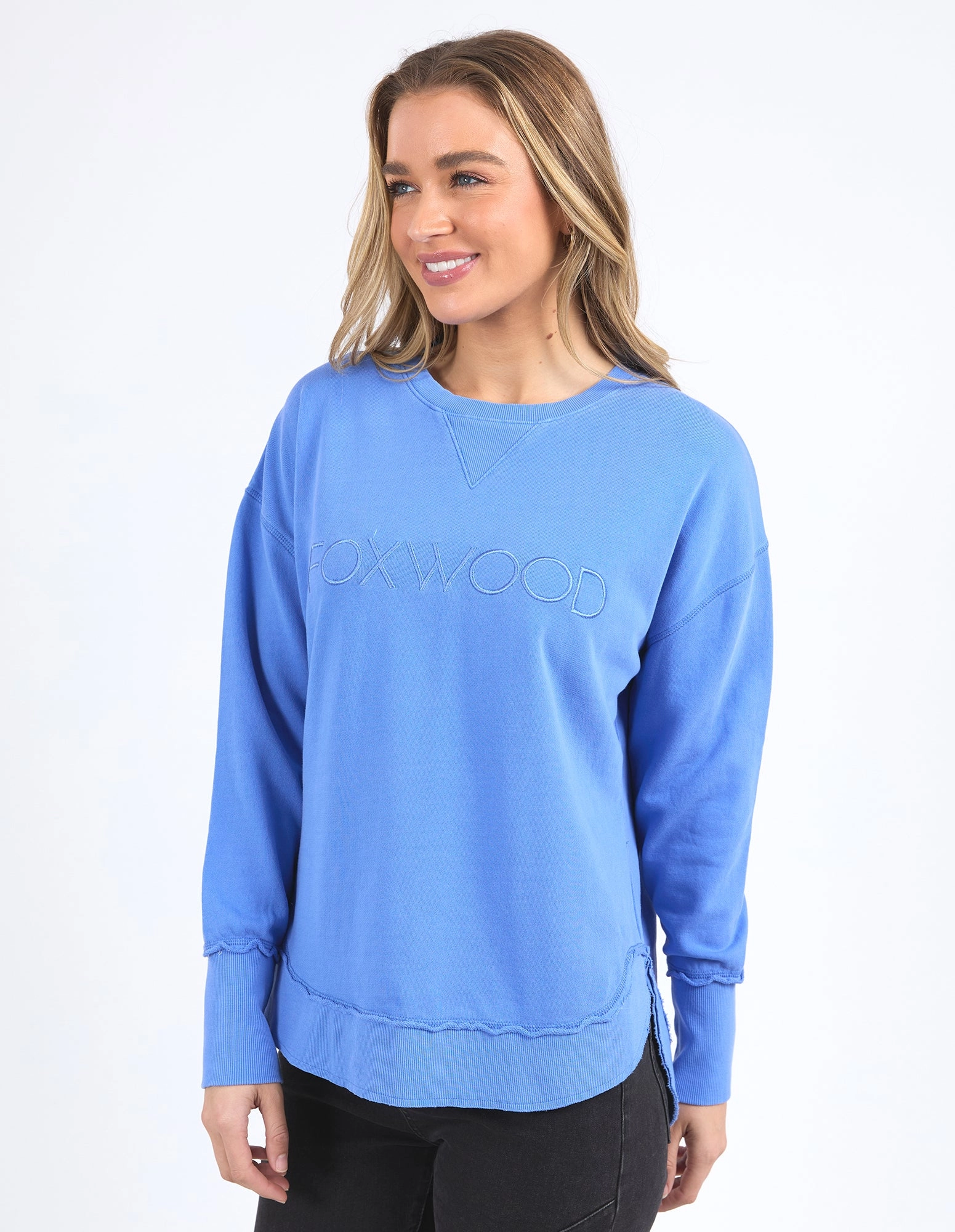 Foxwood Simplified Crew Cobalt