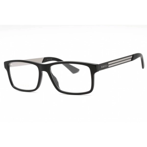 Gucci Men's Eyeglasses - Black Rectangular Full Rim Frame Clear Lens | GG0692O 001