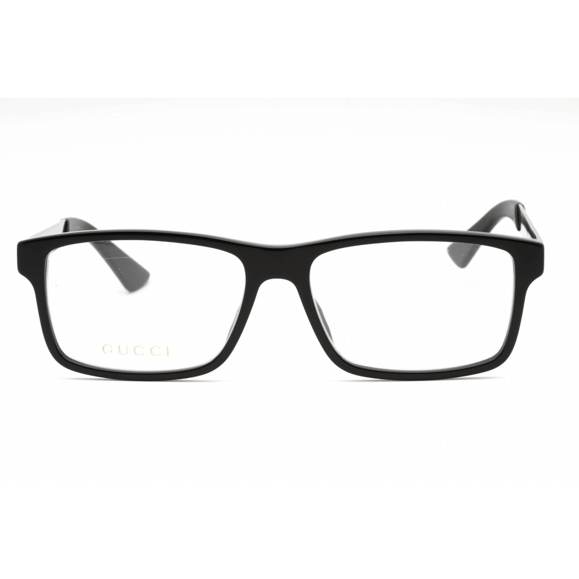 Gucci Men's Eyeglasses - Black Rectangular Full Rim Frame Clear Lens | GG0692O 001