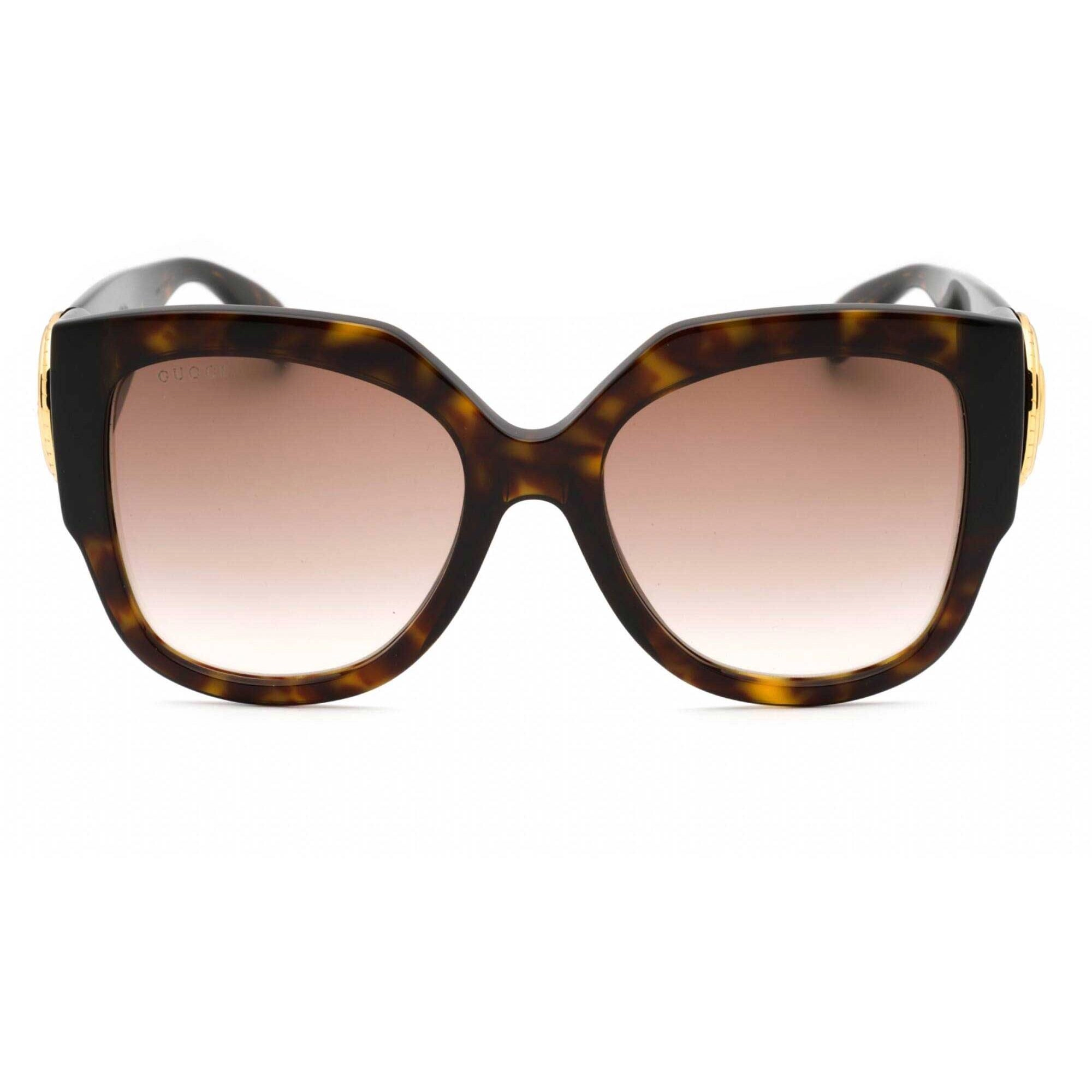 Gucci Women's Sunglasses - Havana Cat Eye Full Rim Plastic Frame | GG1407S 003