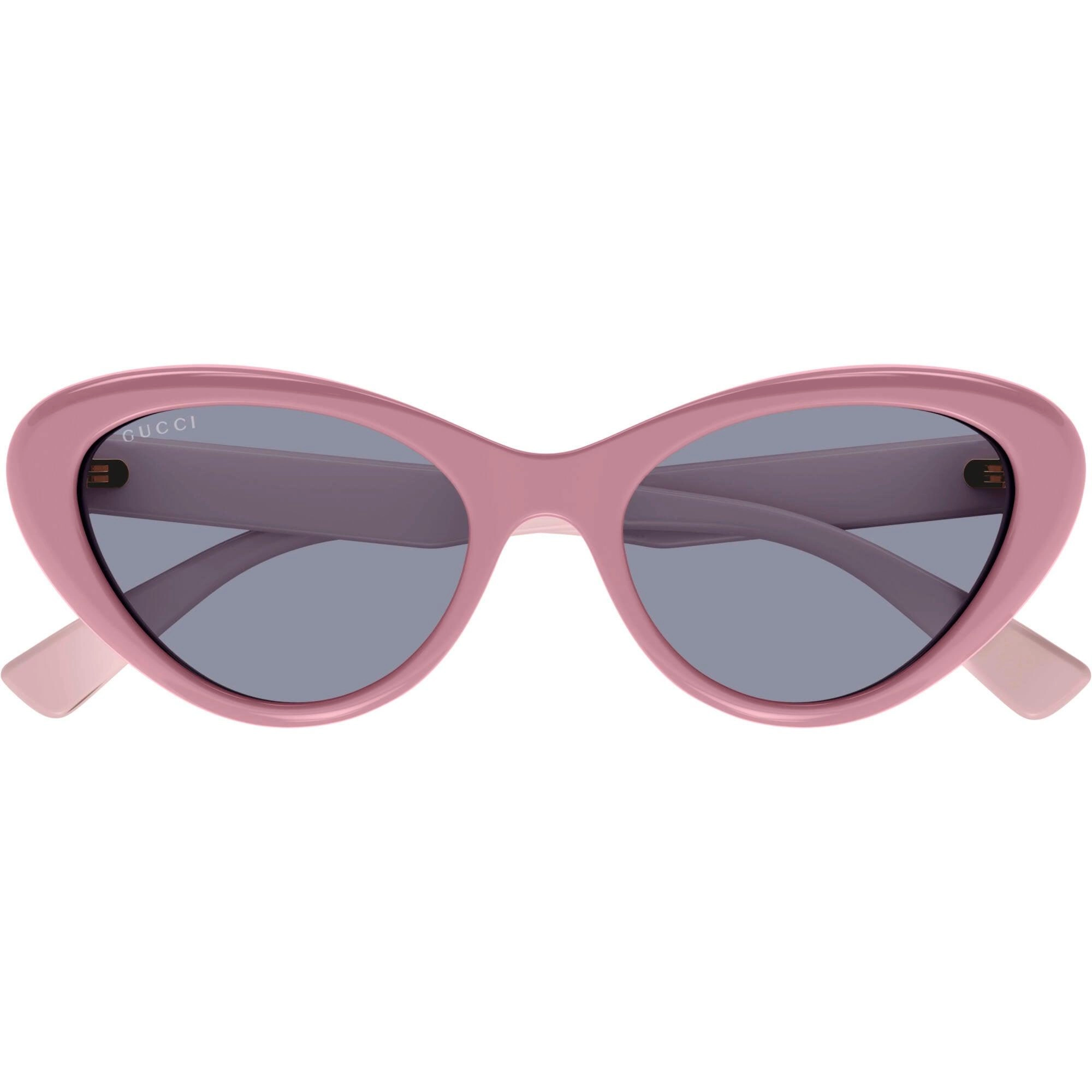 Gucci Women's Sunglasses - Pink Acetate Cat Eye Shape Frame Grey Lens | GG1170S 004