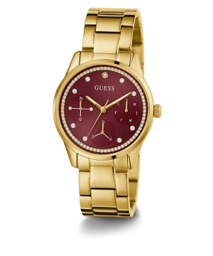 GUESS Ladies Gold Tone Multi-function Watch