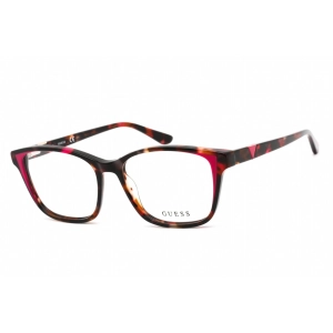 Guess Women's Eyeglasses - Full Rim Pink/Other Plastic Rectangular Frame | GU2810 074