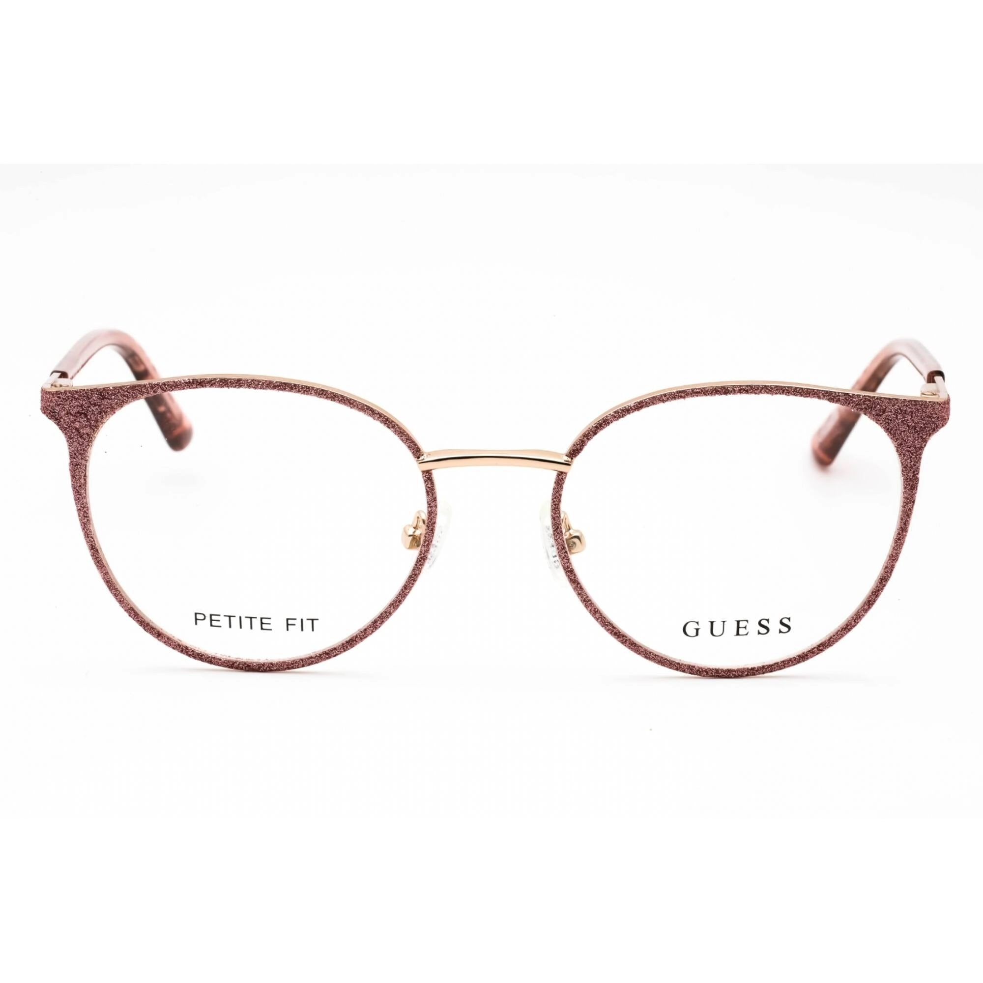 Guess Women's Eyeglasses - Pink/Other Metal Round Shape Full Rim Frame | GU2913 074