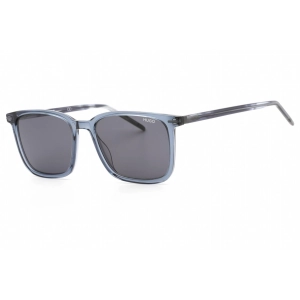 HUGO Men's Sunglasses - Blue Plastic Full Rim Frame Grey Lens | HG 1168/S 0PJP IR