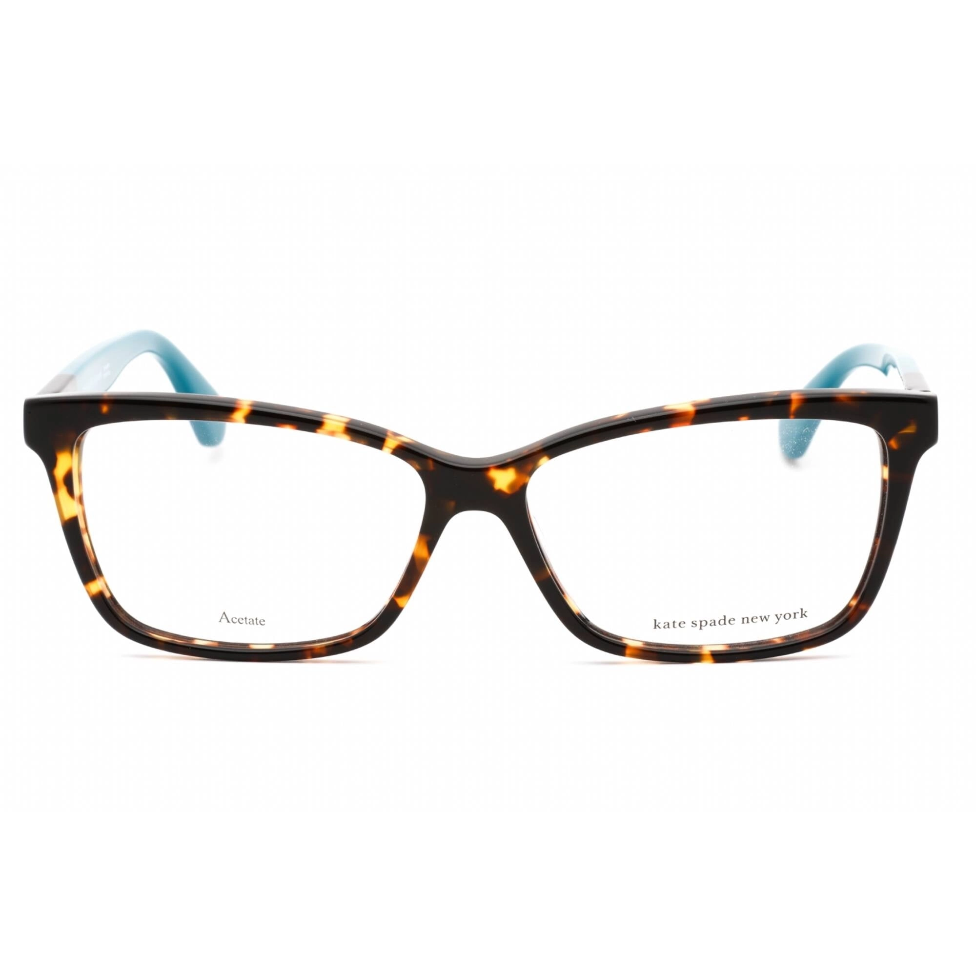 Kate Spade Women's Eyeglasses - Havana Turquoise Cat Eye Frame | Camberly 0FZL 00