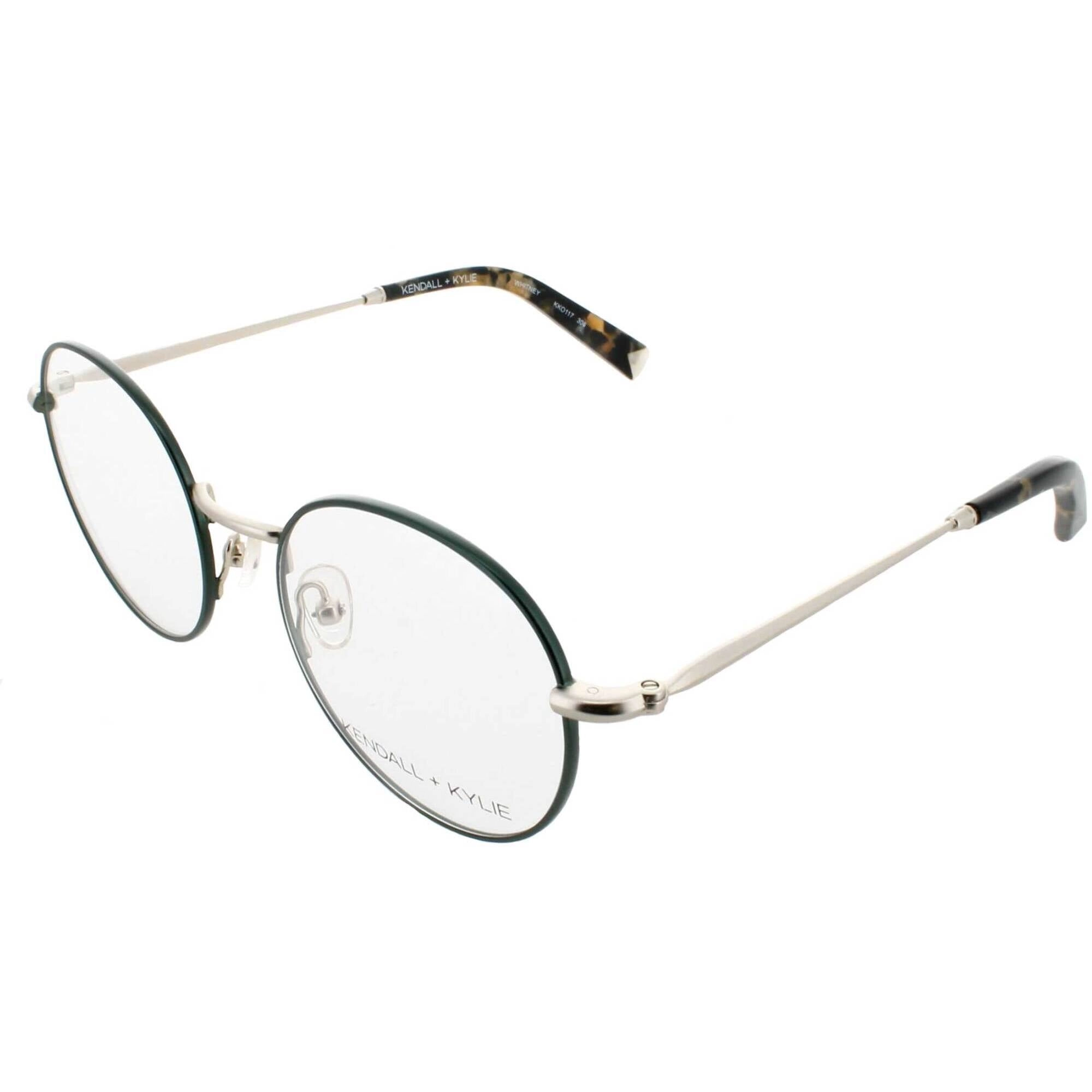 Kendall   Kylie Women's Eyeglasses - Green Metal Frame Demo Lens | KKO117 WHITNEY 306