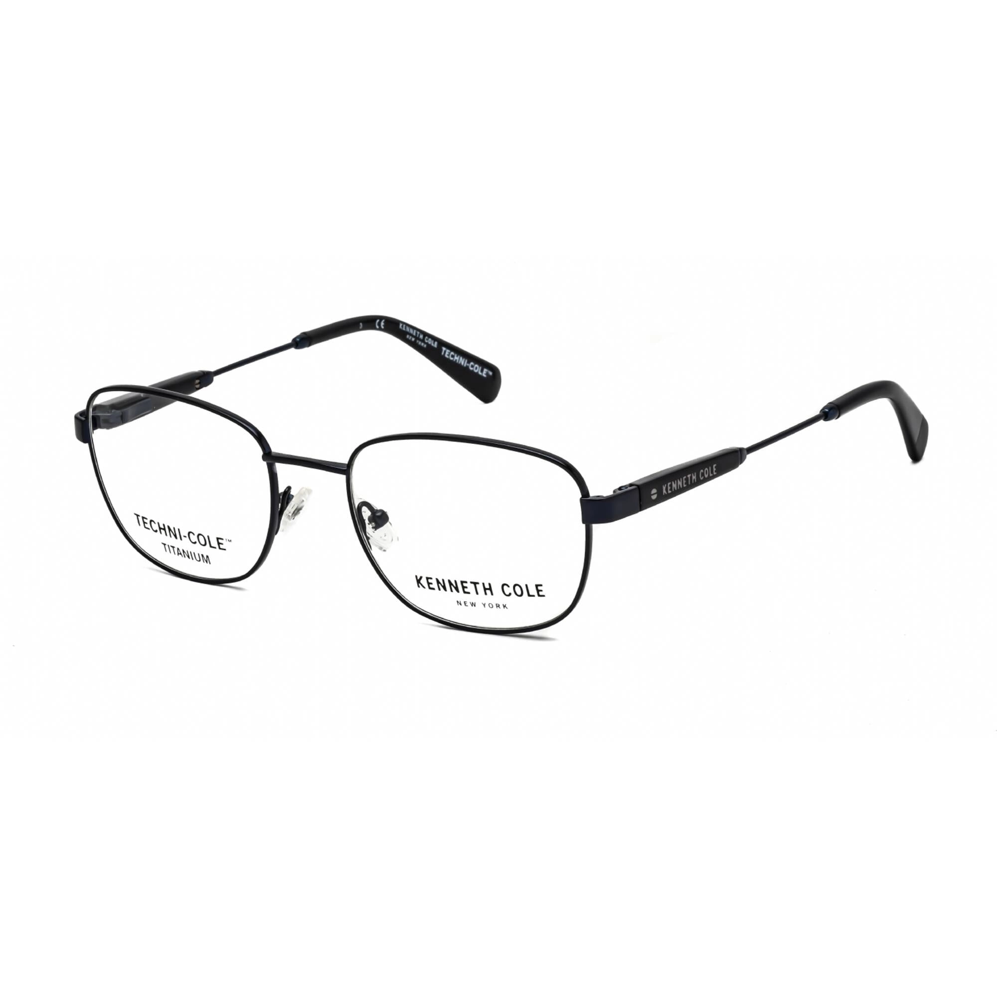 Kenneth Cole New York Men's Eyeglasses - Matte Blue Rectangular Frame | KC0299 091
