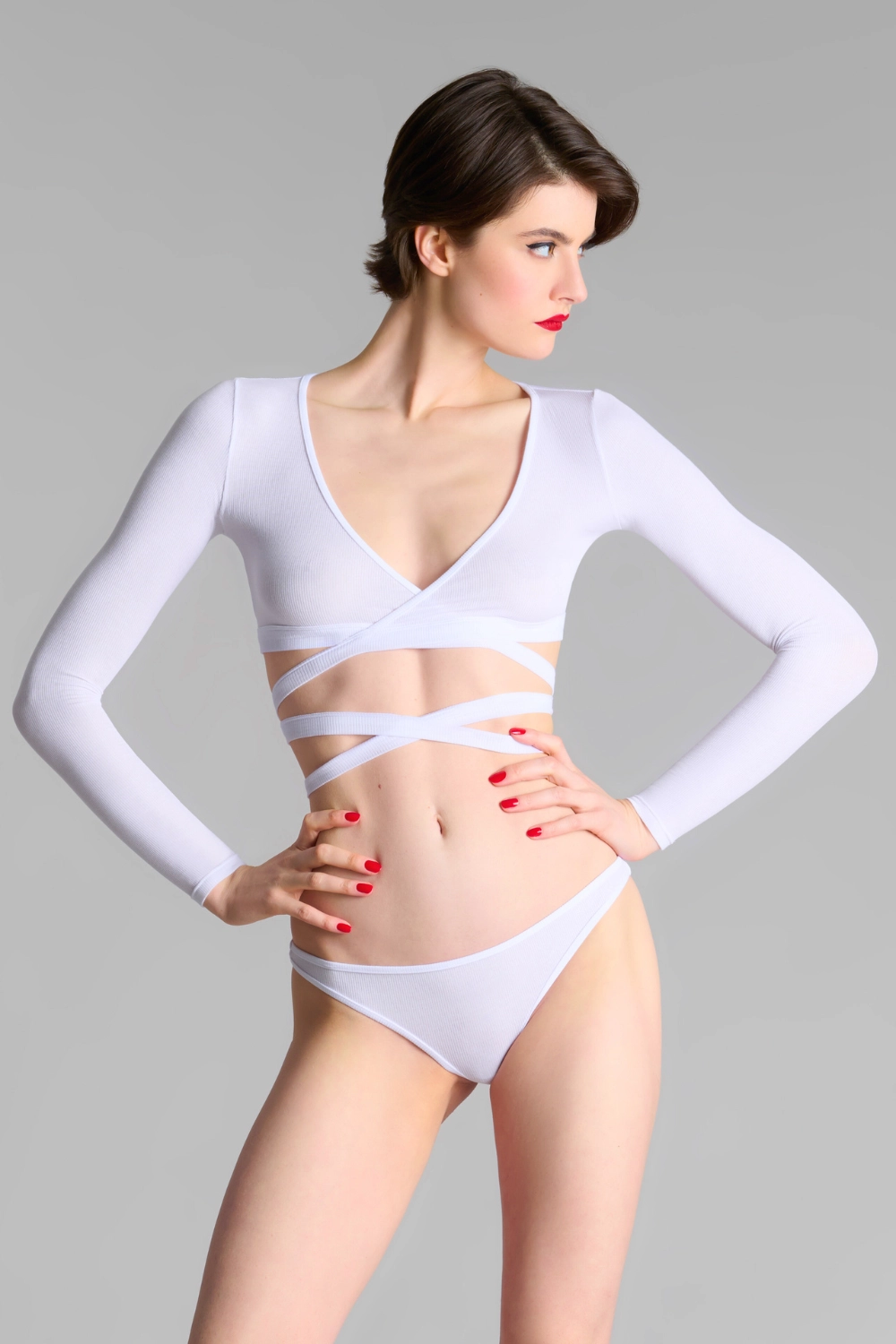 La Femme Amazone Brief White