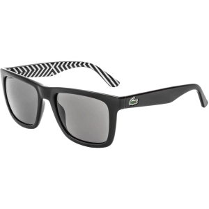 Lacoste Men's Sunglasses - Black Plastic Square Frame Grey Lens | LACOSTE L750S 001