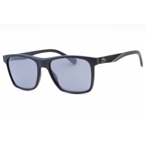 Lacoste Men's Sunglasses - Blue Matte Plastic Rectangular Full Rim Frame | L900S 424