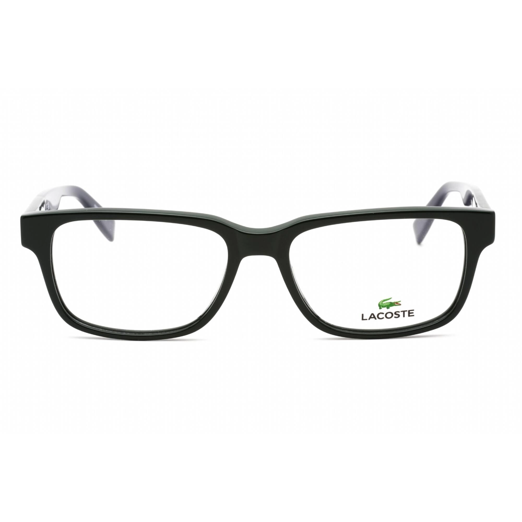 Lacoste Women's Eyeglasses - Green Rectangular Full Rim Frame Clear Lens | L2910 300