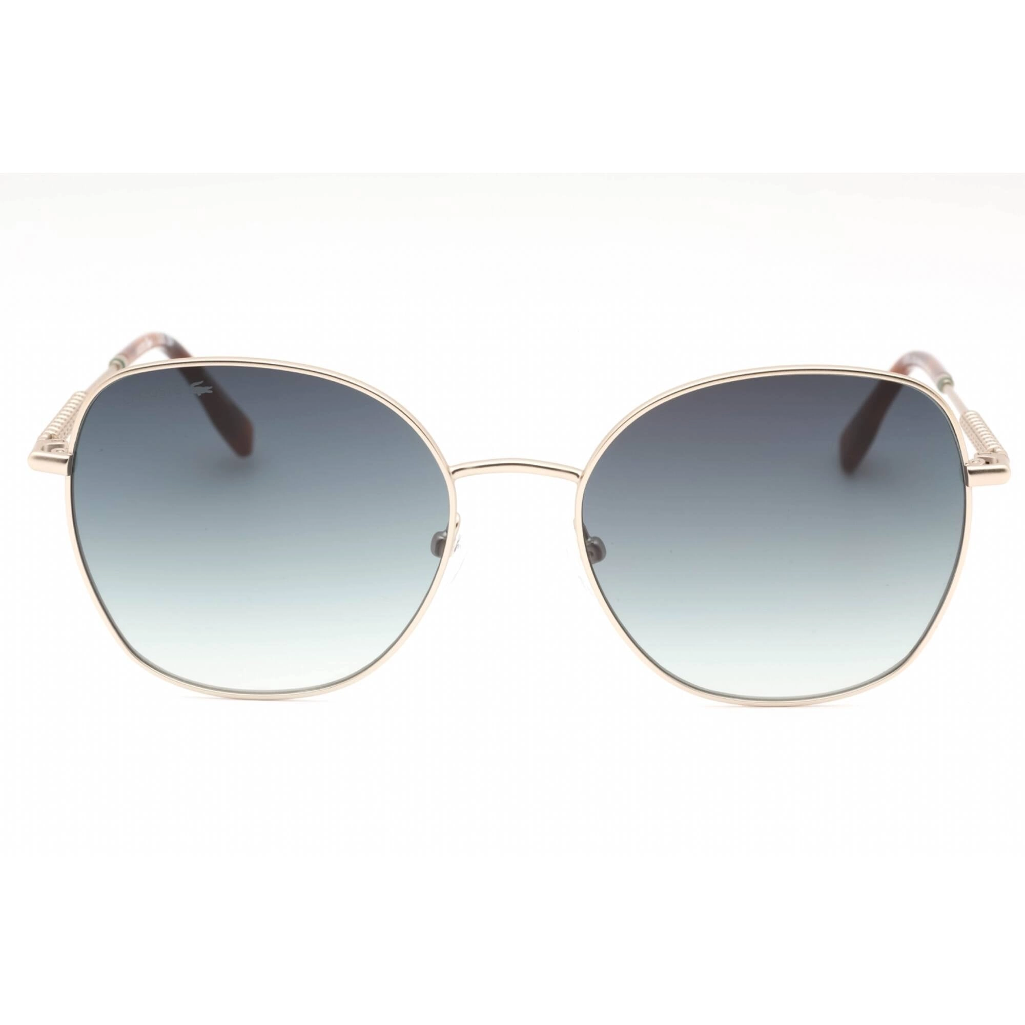 Lacoste Women's Sunglasses - Matte Gold Metal Butterfly Full Rim Frame | L257S 710