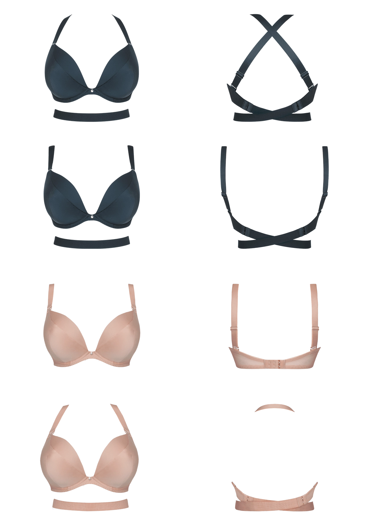 Latte Super Plunge Multiway Bra