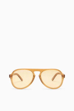 Lee Aviator Sunglasses - Bronze