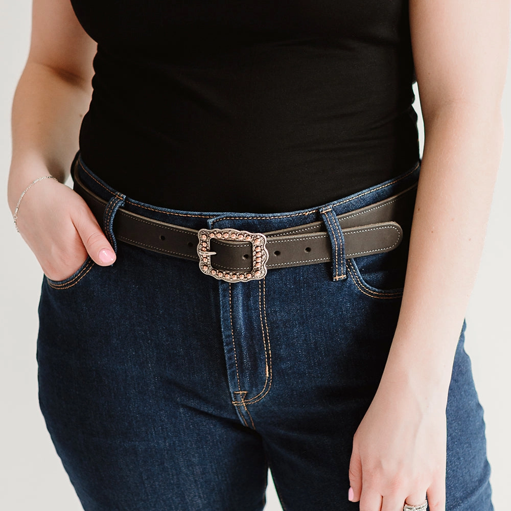 Lennon Suede Belt - 1"