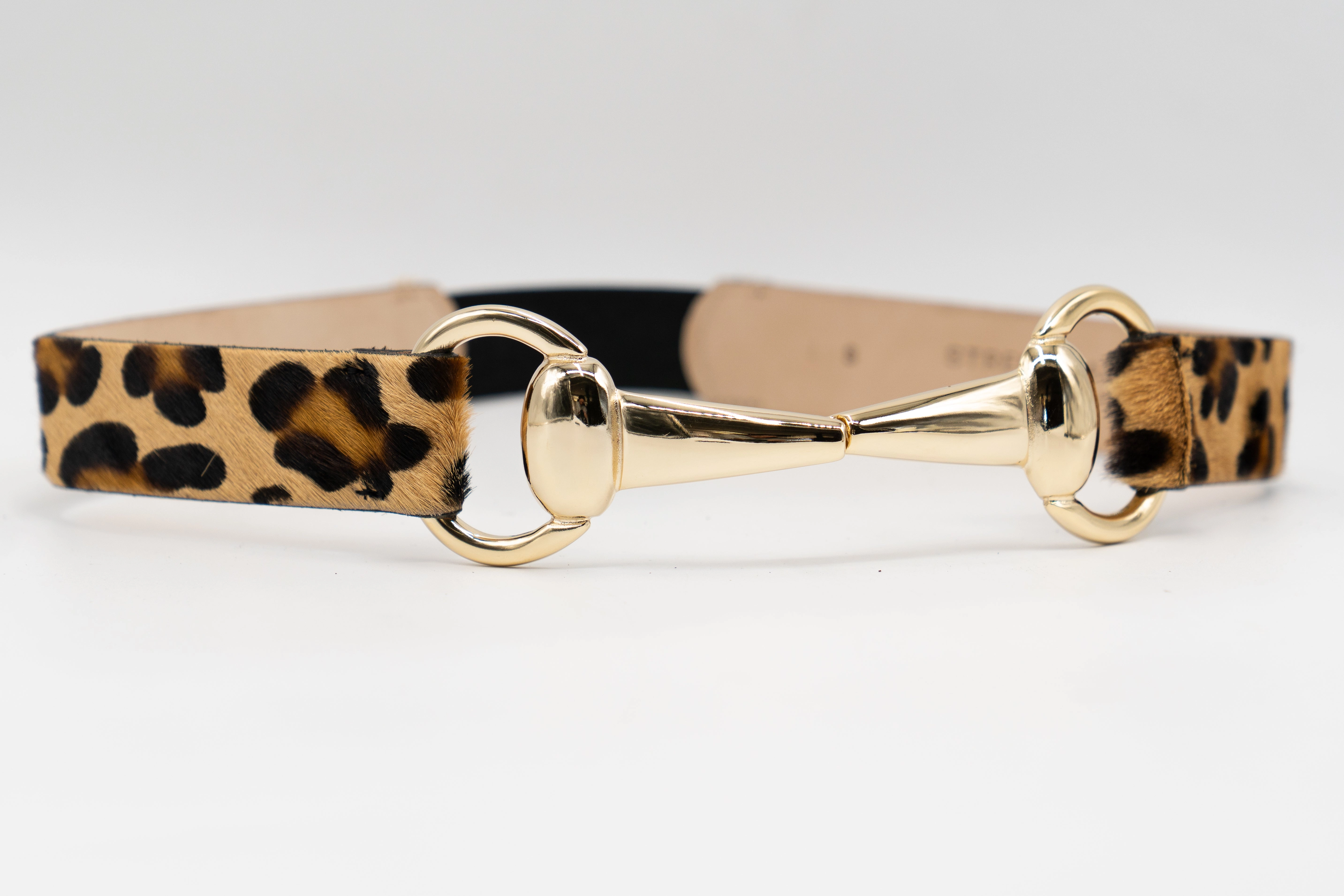 Lila Leopard Belt