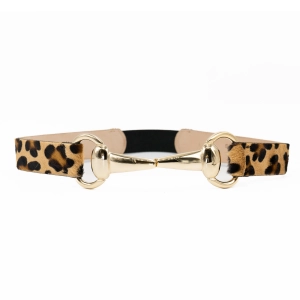 Lila Leopard Belt