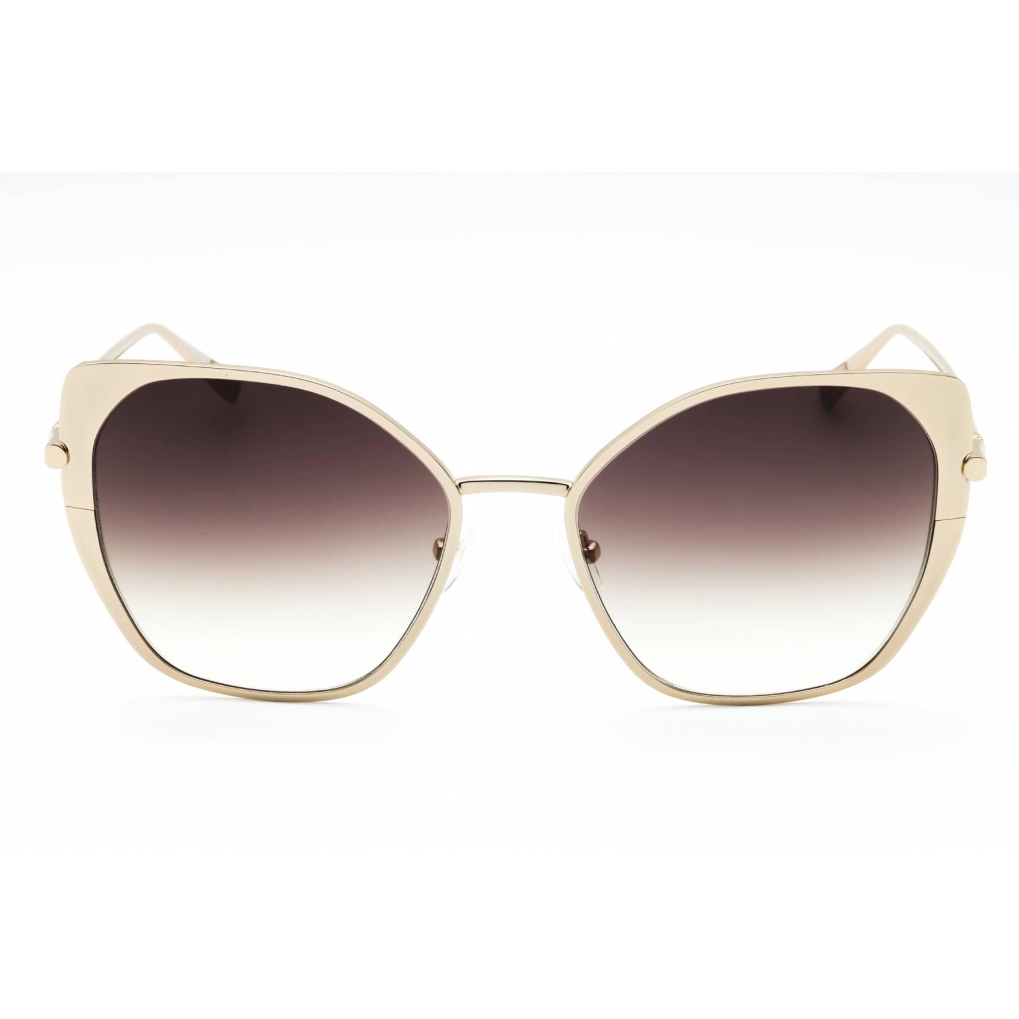 Longchamp Women's Sunglasses - Gold Metal Full Rim Butterfly Shape Frame| LO175S 727