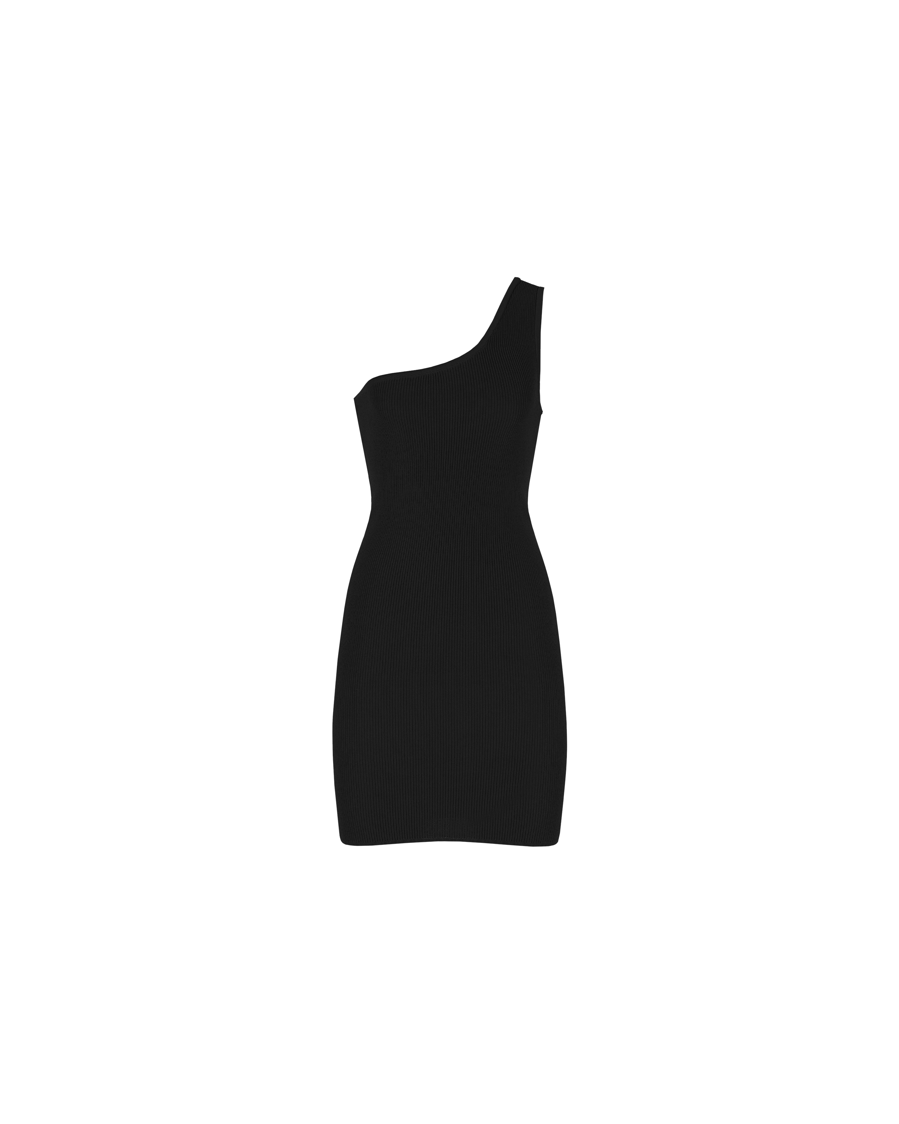 LOTUS MINI DRESS BLACK