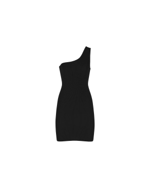 LOTUS MINI DRESS BLACK