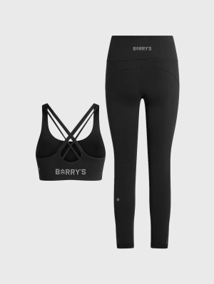 LULULEMON MESH LEGGING AND BRA SET
