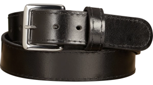 Men's Black Water Buffalo Leather Belt