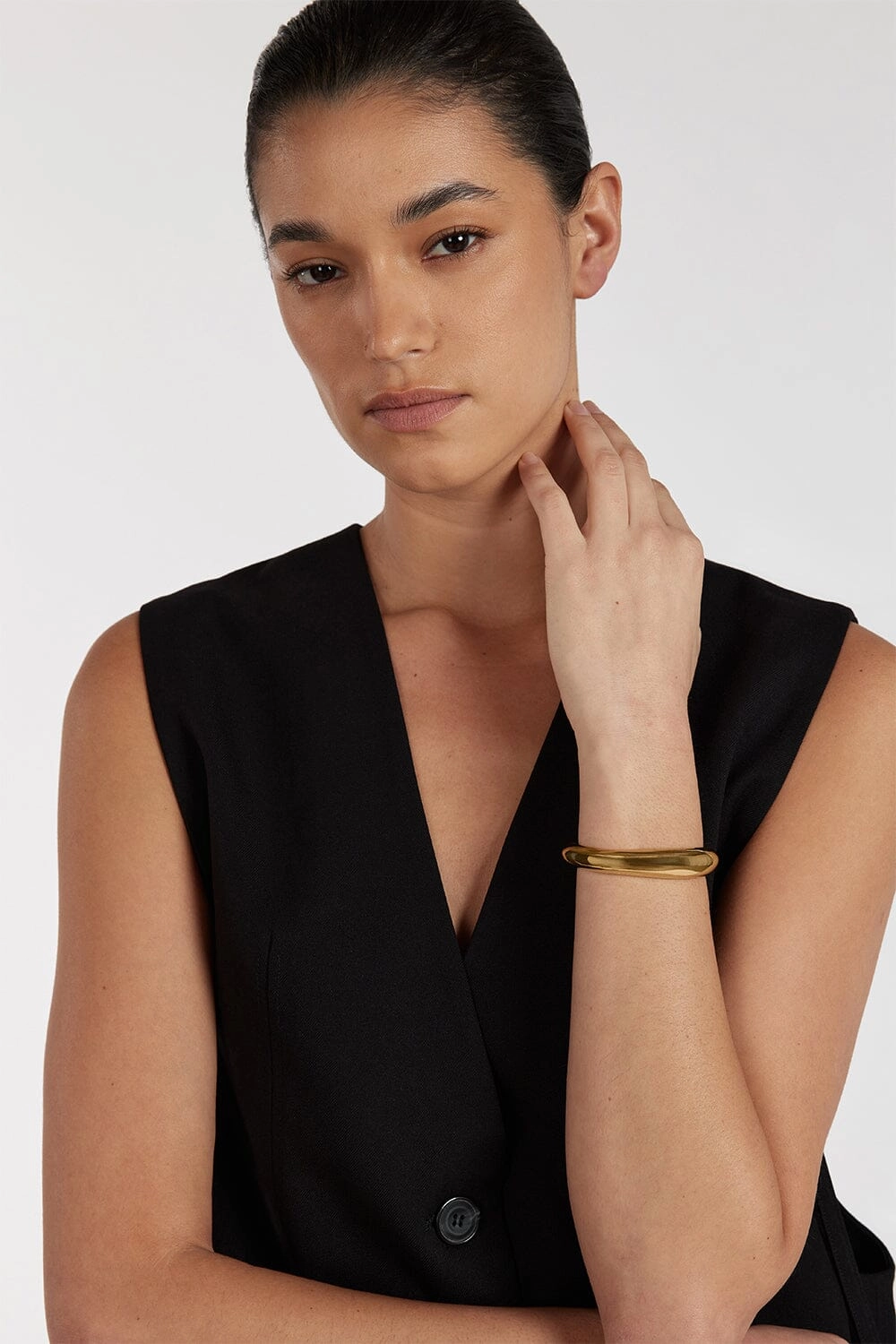 MÉGA CLASSIC GOLD CUFF BRACELET