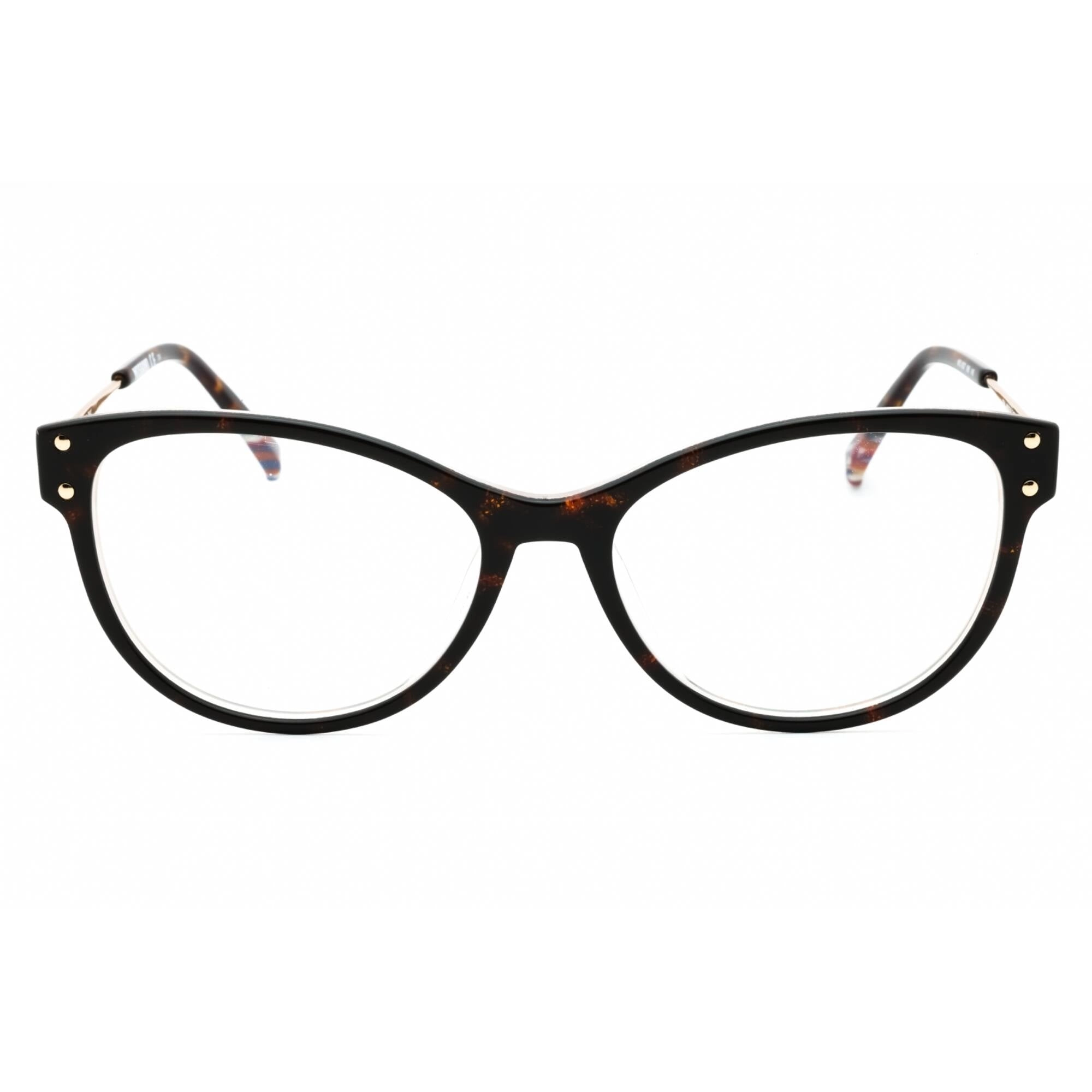 Missoni Women's Eyeglasses - Havana Plastic Cat Eye Full Rim Frame | MIS 0027 0086 00