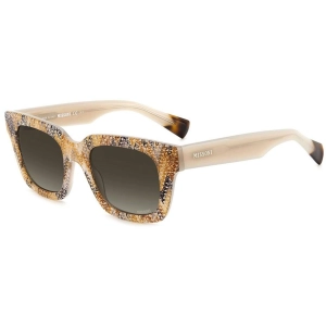 Missoni Women's Sunglasses - Beige Pattern Acetate Rectangular | MIS 0103/S 0Z9K HA