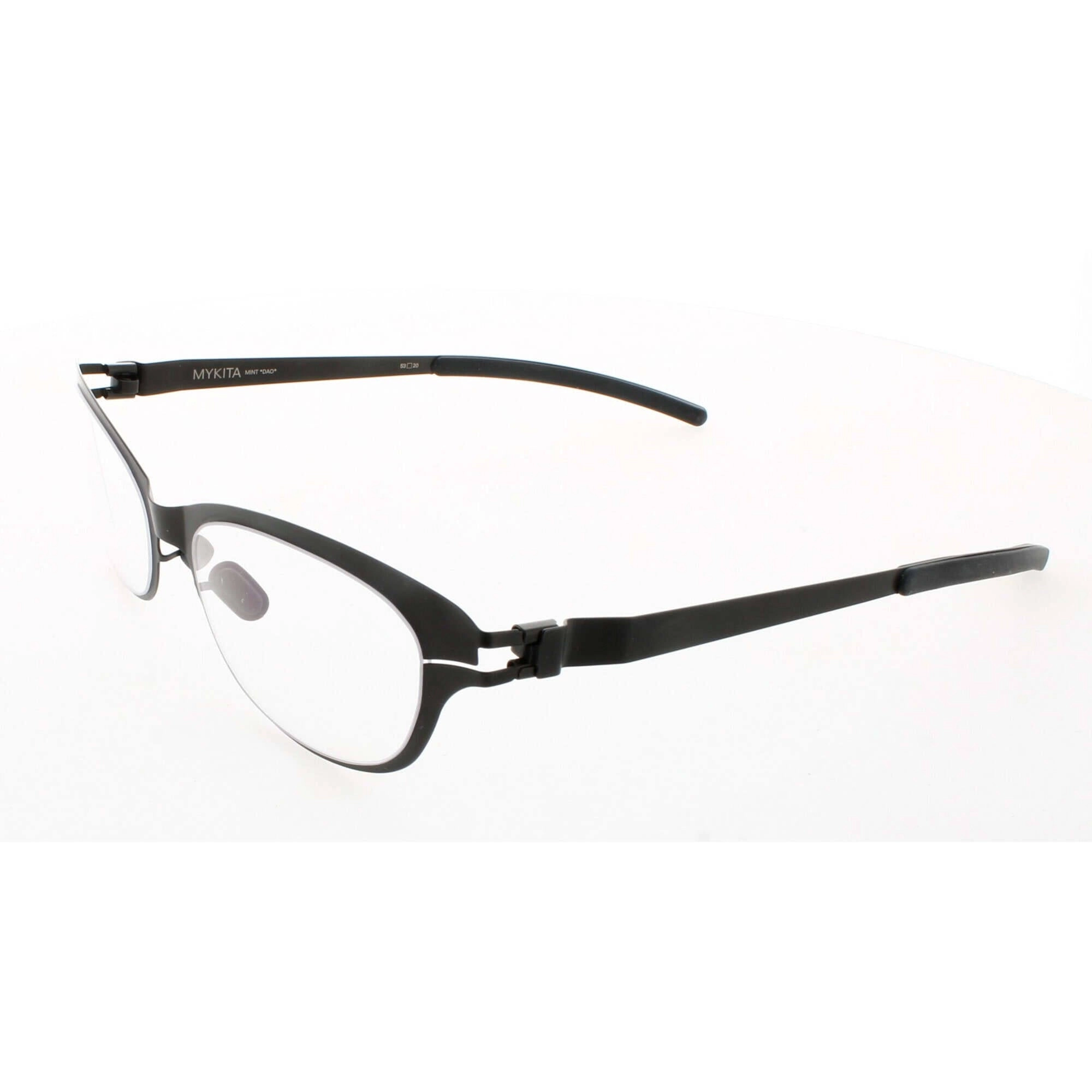 Mykita Unisex Eyeglasses - Glossy Black Full Rim Frame | MINT-DAO-GLOSSY-BLACK 057