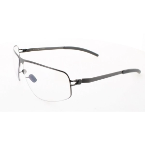 Mykita Unisex Eyeglasses - Graphite Square Full Rim Frame | NO1-MIGUEL-GRAPHITE 012