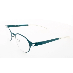 Mykita Unisex Eyeglasses - Ocean Green Metal Round Frame | NO1-MARTHA-OCEANGREEN-DEMO