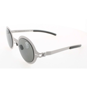 Mykita Unisex Sunglasses - Stone Grey Frame Black Lens | COLLABORATIONS-REGINA-F37