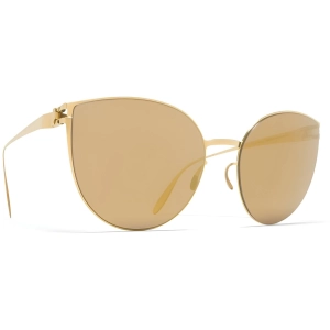 Mykita Women's Sunglasses - Butterfly Frame Gold Flash Lens | BEVERLY F9 F9_MMM_GD/F